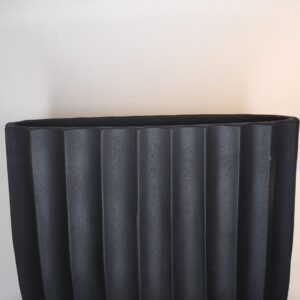 Vase Töpferton Handgemacht Matt 40cm hoch 44cm breit