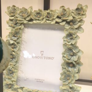 Keramik Fotorahmen TonoSuTono groß grün