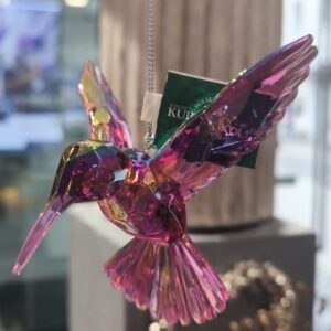 Kolibri_Acryl 10cm x 10cm KurtS.Adler Fuchsia