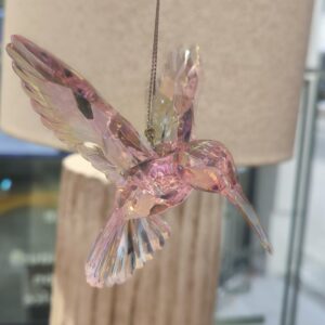 Kolibri Acryl 10cm x 10cm KurtS.Adler Rosa