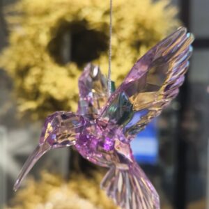 Kolibri Acryl 10cm x 10cm KurtS.Adler Violett