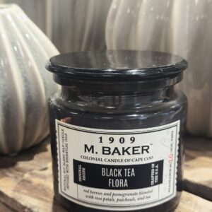 Soja Wachs Kerze_10x9cm 60h Black Tea Flora