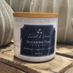 Soja Wachs Kerze 10x9cm 60h Blackberry Teak