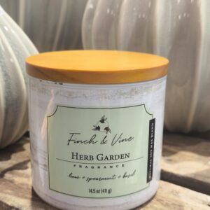 Soya Wachskerze 10x9cm Herb Garden