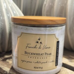 Soja Wachs Kerze 10x9cm 60h Buckwheat Pear